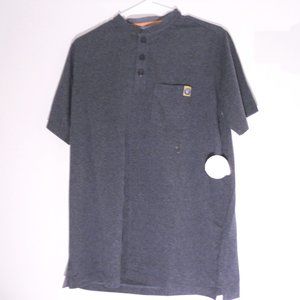 Castaway Clothing Nantucket Polo Henley S T-shirt navy preppy ACK nwt